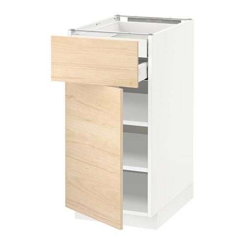 METOD напольн шкаф двр/фр пнл/плк/2низ ящ цвет алюминия METOD напольн шкаф двр/фр пнл/плк/2низ ящ цвет алюминия