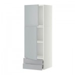 МЕТОД / ФОРВАРА Навесной шкаф/2дверцы/2ящика - 40x120 см, Веддинге серый, белый МЕТОД / ФОРВАРА Навесной шкаф/2дверцы/2ящика - 40x120 см, Веддинге серый, белый