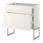 МЕТОД / ФОРВАРА Наполн шк 2 фрнт/3 средн ящ - 80x37x60 см, Лаксарби белый, белый МЕТОД / ФОРВАРА Наполн шк 2 фрнт/3 средн ящ - 80x37x60 см, Лаксарби белый, белый