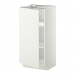 METOD напольный шкаф с полками белый/Хэггеби белый 40x39.2x88 cm