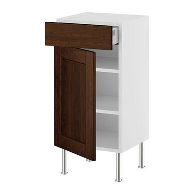 ФАКТУМ Напольн шкаф с полкой/ящиком/дверью - Роккхаммар коричневый, 40x37 см ФАКТУМ Напольн шкаф с полкой/ящиком/дверью - Роккхаммар коричневый, 40x37 см