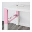 PÅHL письменный стол белый/розовый 96x58 cm