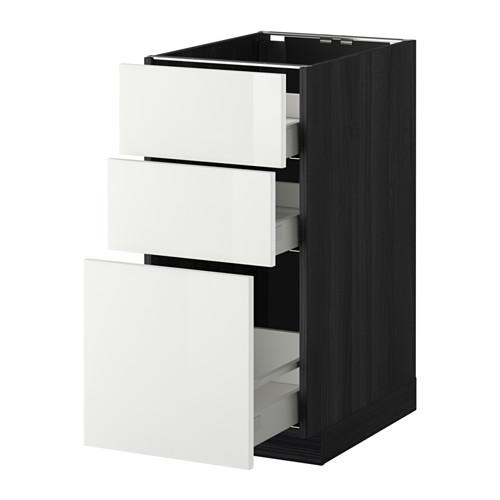 METOD напольн шкаф 3фрнт пнл/2низк/1ср ящ