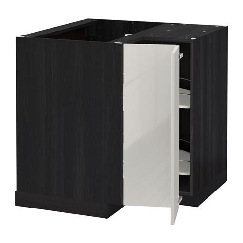 METOD угл напольн шкаф с вращающ секц