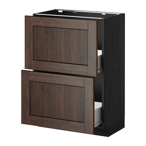 МЕТОД / ФОРВАРА Наполн шк 2 фрнт/2 средн ящ - под дерево черный, Эдсерум под дерево коричневый, 60x37 см МЕТОД / ФОРВАРА Наполн шк 2 фрнт/2 средн ящ - под дерево черный, Эдсерум под дерево коричневый, 60x37 см