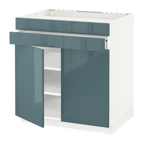 METOD/FÖRVARA нап шк д/вар панели/2ящ/2фасада/1ящ цвет алюминия