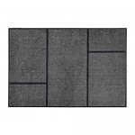KÖGE придверный коврик серый/черный 102x152 cm