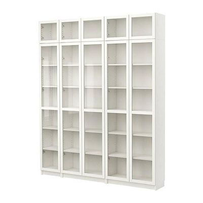 Billy Bookcase With Glass Door White, White Ikea Billy Bookcase With Glass Doors