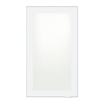 РУБРИК Стеклянная дверь - матовое стекло/алюминий, 60x92 см РУБРИК Стеклянная дверь - матовое стекло/алюминий, 60x92 см