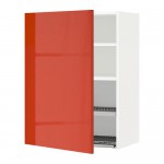 МЕТОД Шкаф навесной с сушкой - белый, Ерста глянцевый оранжевый, 60x80 см