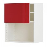 ФАКТУМ Навесной шкаф для СВЧ-печи - Абстракт красный, 60x70 см