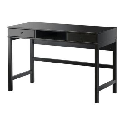 Linnarp Desk Black 10133410 Reviews Price Comparison