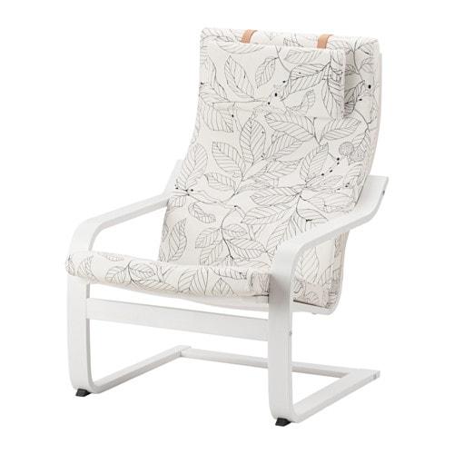 ПОЭНГ Кресло - Висланда черный/белый