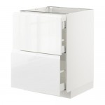 METOD напольный шкаф/2фасада/3ящика