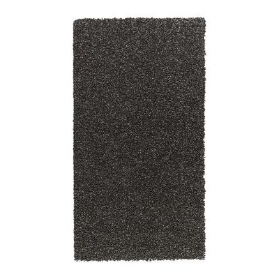 АЛЬХЕДЕ Ковер, длинный ворс - черный