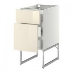 МЕТОД / ФОРВАРА Наполн шк 2 фрнт/3 средн ящ - 40x60x60 см, Рингульт глянцевый кремовый, белый МЕТОД / ФОРВАРА Наполн шк 2 фрнт/3 средн ящ - 40x60x60 см, Рингульт глянцевый кремовый, белый