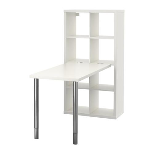 KALLAX стол, комбинация белый/хромированный 77x159x147 cm