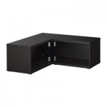 БЕСТО Угловая полка/верхний доплн модуль - черно-коричневый