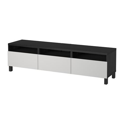 BESTÅ тумба д/ТВ с ящиками серый