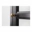 MALSJÖ шкаф-витрина черная морилка 60x40x186 cm