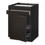 МЕТОД / МАКСИМЕРА Нплн шк д/врч пнл/ящ/2првл крзн - под дерево черный, Кунгсбакка антрацит МЕТОД / МАКСИМЕРА Нплн шк д/врч пнл/ящ/2првл крзн - под дерево черный, Кунгсбакка антрацит