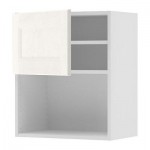 ФАКТУМ Навесной шкаф для СВЧ-печи - Рамшё белый, 60x70 см