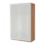 ПАКС Гардероб с раздвижными дверьми - матовое стекло, 150x66x236 см ПАКС Гардероб с раздвижными дверьми - матовое стекло, 150x66x236 см