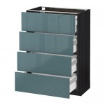 METOD/MAXIMERA напольн шкаф 4 фронт панели/4 ящика METOD/MAXIMERA напольн шкаф 4 фронт панели/4 ящика