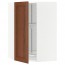 МЕТОД Угл нвсн шкф с вращающ секц - белый, Филипстад коричневый, 68x100 см