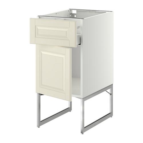 МЕТОД / МАКСИМЕРА Напольный шкаф с ящиком/дверью - белый, Будбин белый с оттенком, 40x60x60 см МЕТОД / МАКСИМЕРА Напольный шкаф с ящиком/дверью - белый, Будбин белый с оттенком, 40x60x60 см