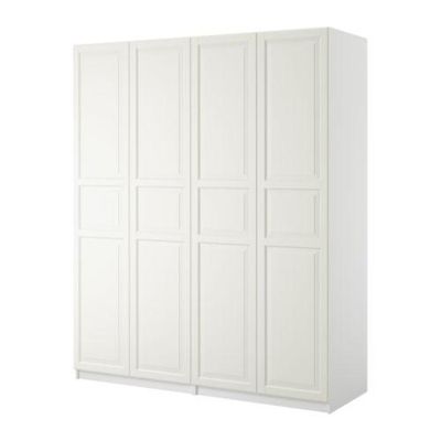 ПАКС Гардероб 4-дверный - Пакс Биркеланд белый, белый, 200x60x236 см ПАКС Гардероб 4-дверный - Пакс Биркеланд белый, белый, 200x60x236 см