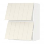 МЕТОД Навесной шкаф/2 дверцы, горизонтал - белый, Хитарп белый с оттенком, 60x80 см