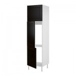 ФАКТУМ Выс шкаф для хол/мороз с 3 дверями - Рамшё черно-коричневый, 60x233/57 см