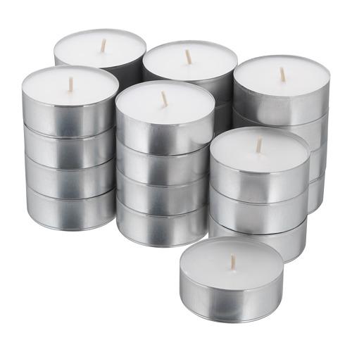 GLIMMA неароматич свеча в металл подставке