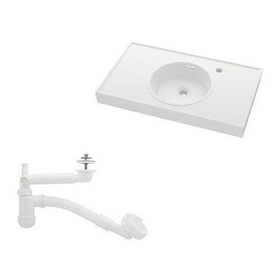 ВИТВИКЕН Одинарная раковина - 80x48x8 см ВИТВИКЕН Одинарная раковина - 80x48x8 см