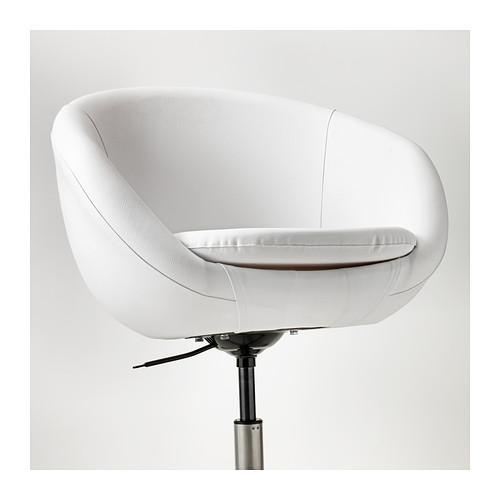 СКРУВСТА Рабочий стул - Идгульт белый, Идгульт белый