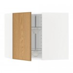 МЕТОД Угл нвсн шкф с вращающ секц - белый, Экестад дуб, 68x60 см МЕТОД Угл нвсн шкф с вращающ секц - белый, Экестад дуб, 68x60 см