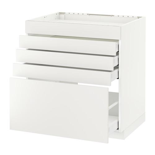 METOD/MAXIMERA напольн шк д/вар панели/5фасад/4ящ цвет алюминия METOD/MAXIMERA напольн шк д/вар панели/5фасад/4ящ цвет алюминия