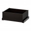KOMPLEMENT ящик черно-коричневый 42.8x34.1x16 cm