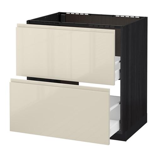 METOD/MAXIMERA напольн шк п-мойку+2фрнт пнл/2 ящ цвет алюминия METOD/MAXIMERA напольн шк п-мойку+2фрнт пнл/2 ящ цвет алюминия