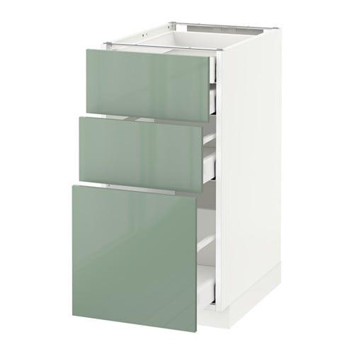 МЕТОД / МАКСИМЕРА Нплн шк 3 фрнт/2нзк/1срд/1вс ящ - белый, Калларп глянцевый светло-зеленый, 40x60 см МЕТОД / МАКСИМЕРА Нплн шк 3 фрнт/2нзк/1срд/1вс ящ - белый, Калларп глянцевый светло-зеленый, 40x60 см