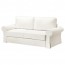БАККАБРУ Диван-кровать 3-местный - Хильте белый, Хильте белый
