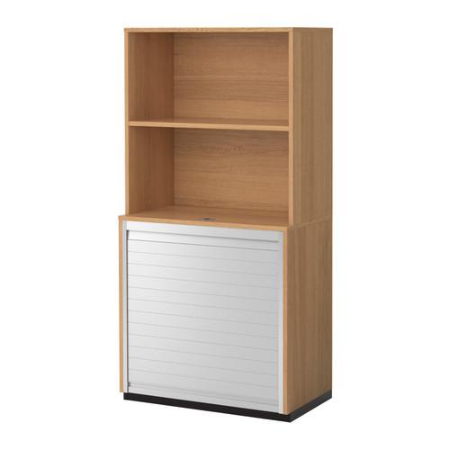 ГАЛАНТ Комбинация д/хран с дверцей-шторой - дубовый шпон
