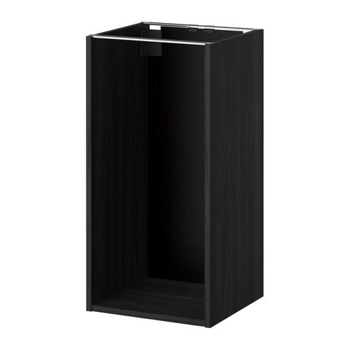 METOD каркас напольного шкафа под дерево черный 40x80 cm METOD каркас напольного шкафа под дерево черный 40x80 cm