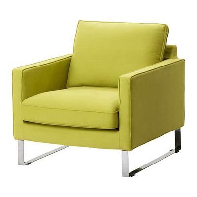 МЕЛБИ Чехол кресла - Дансбу желто-зеленый