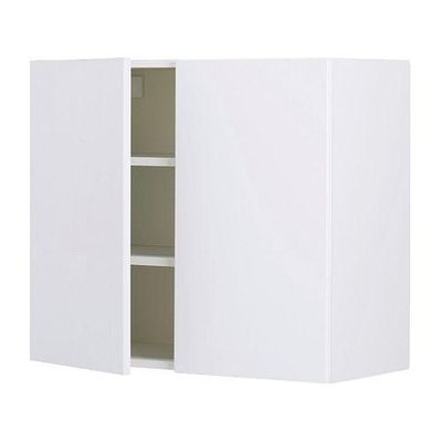 ФАКТУМ Навесной шкаф с 2 дверями - Абстракт белый, 60x92 см
