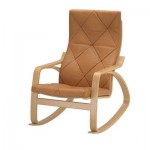 ПОЭНГ Кресло-качалка - Сеглора естественный, дубовый шпон ПОЭНГ Кресло-качалка - Сеглора естественный, дубовый шпон