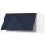 МЕТОД Горизонтальный навесной шкаф - белый, Ерста глянцевый черно-синий, 80x40 см