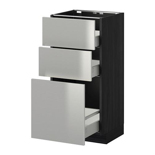 METOD напольн шкаф 3фрнт пнл/2низк/1ср ящ METOD напольн шкаф 3фрнт пнл/2низк/1ср ящ