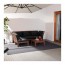 ÄPPLARÖ модульный угл 3-мест диван, садовый коричневая морилка/Холло черный